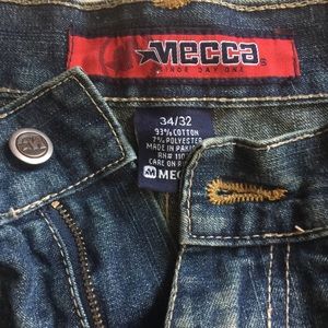 Mecca men’s blue jeans EUC 34 x 32